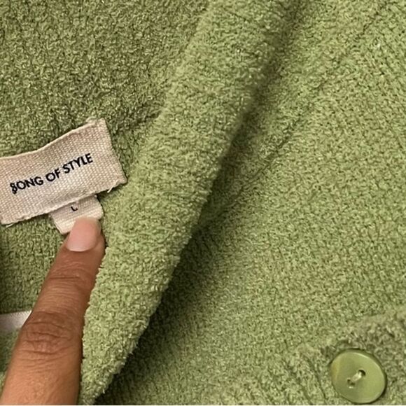 ✨ Song Of Style Caspian High Waisted Green Sweats Pants - Picture 7 of 7